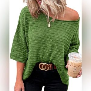 Green sweater never worn